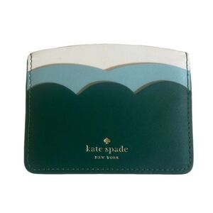 Kate Spade Gemma Cloud Mist Smooth Leather Small Dual-Sided Slim Card Holder